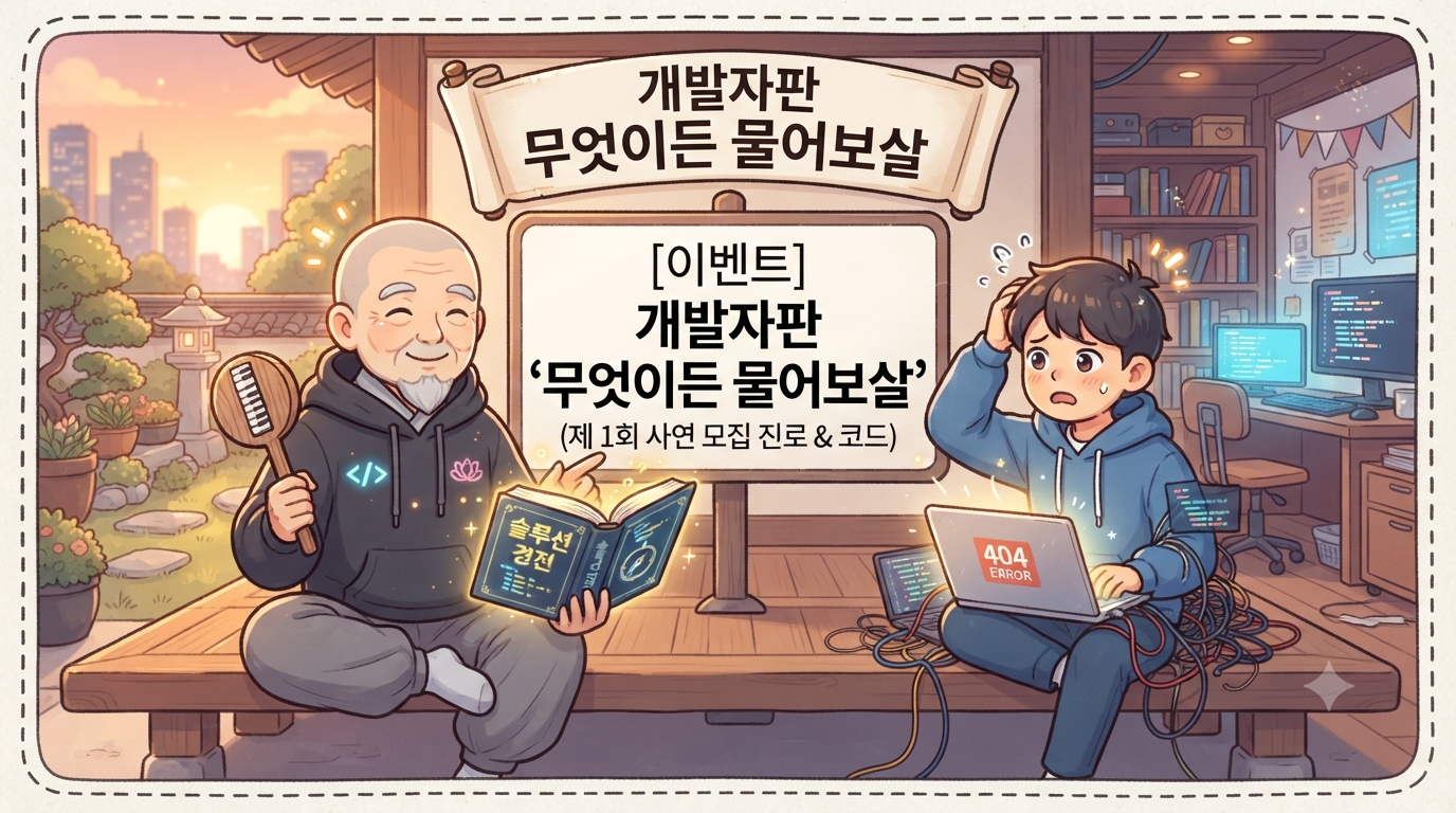 [이벤트] 개발자판 '무엇이든 물어보살' (제 1회 사연 모집 진로&코드)