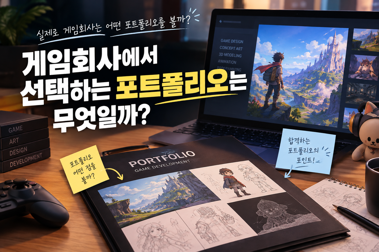 게임회사에서 선택하는 포트폴리오는 무엇일까?
