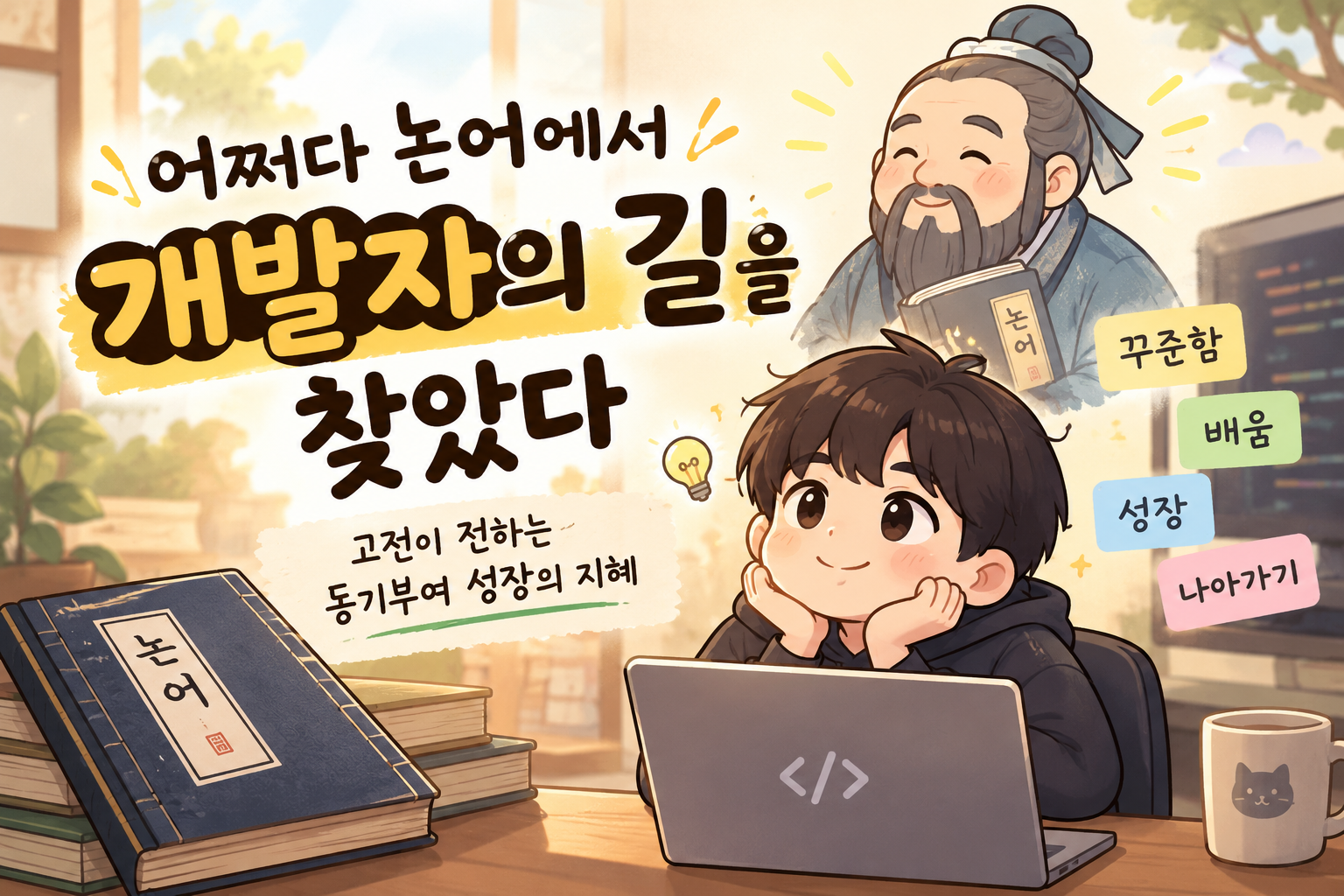어쩌다 논어에서 개발자의 길을 찾았다 : 고전이 전하는 동기부여 성장의 지혜