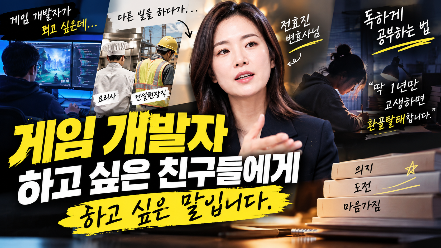 전효진 변호사 여러분 1년만 울면서 지내세요