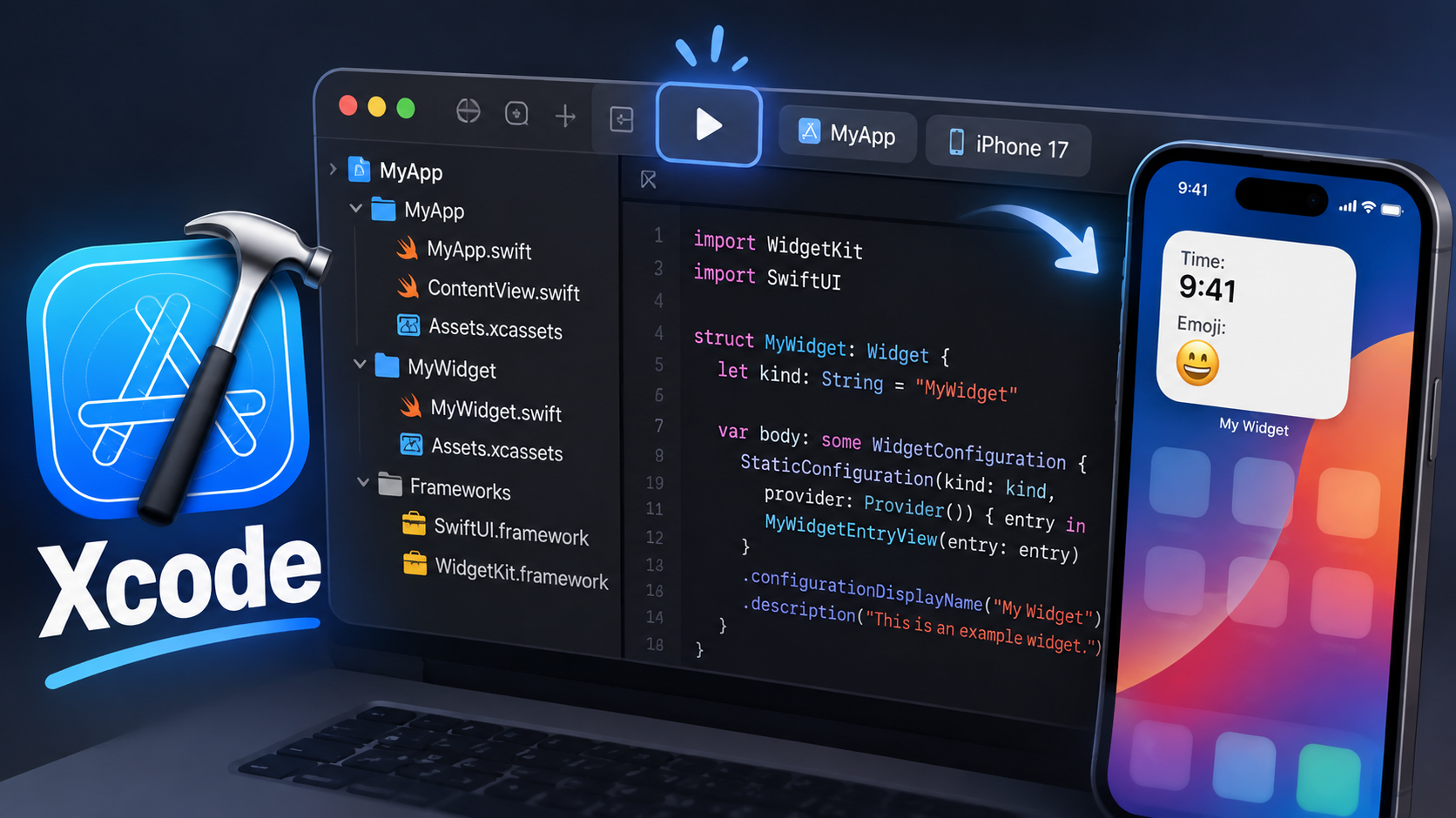[Mac 개발 일기] XCode로 위젯 빌드해보기