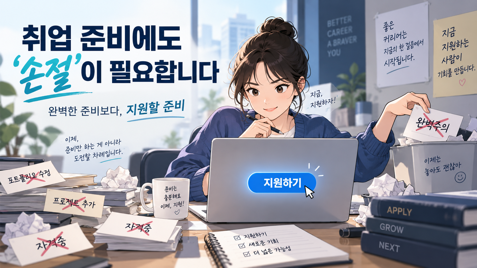 취업 준비에도 ‘손절’이 필요합니다