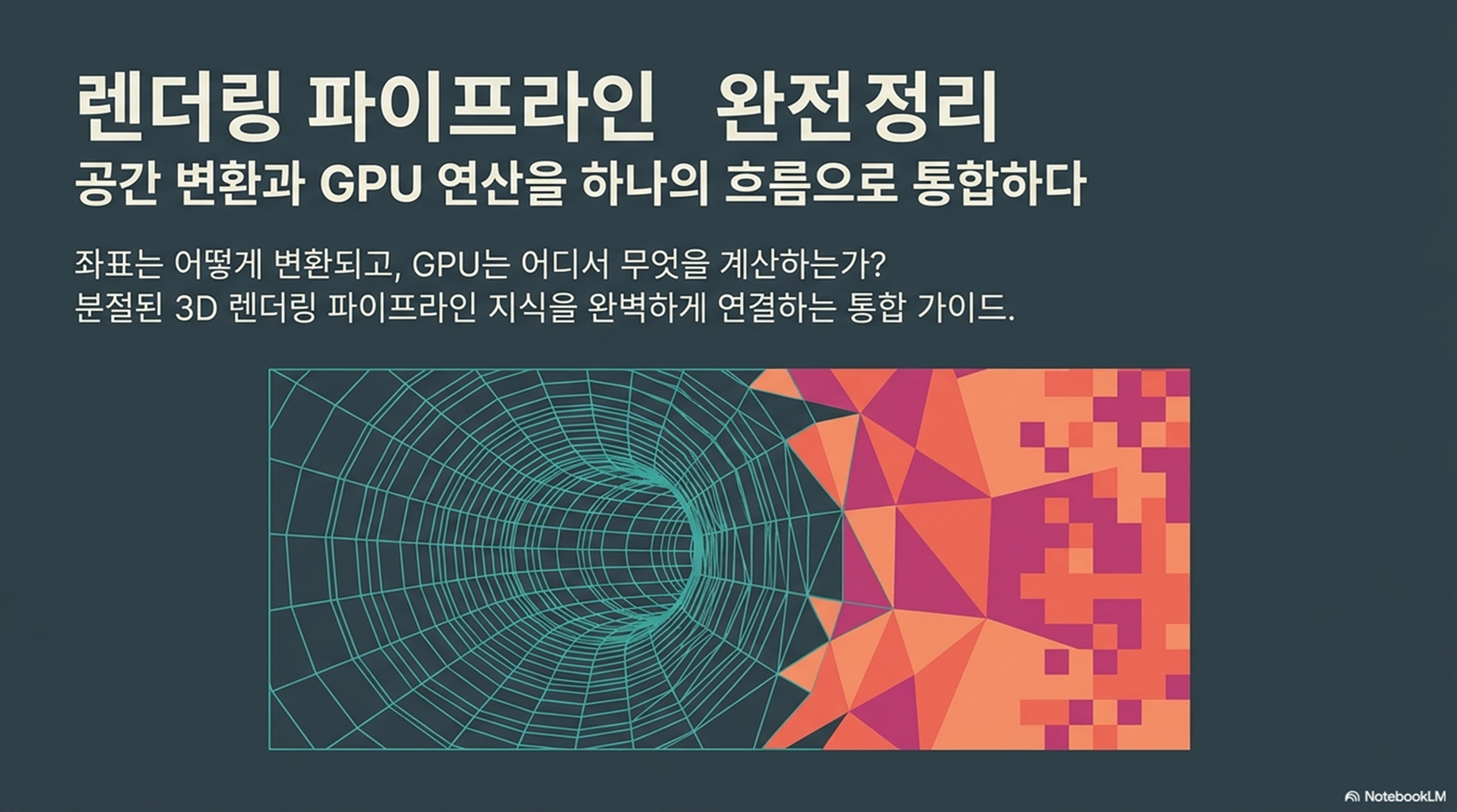 유니티 3D 렌더링 파이프라인
